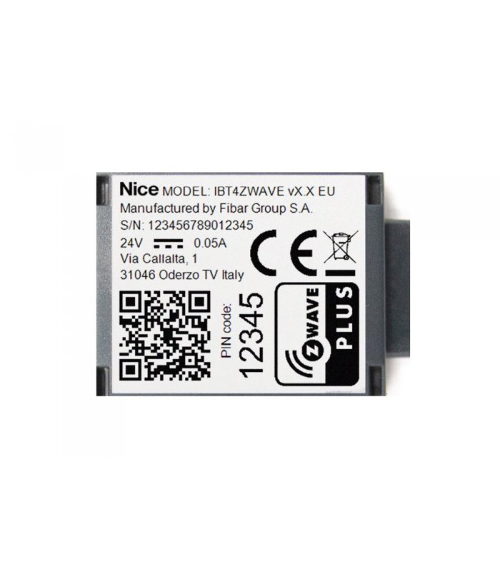 Modul na prepojenie garážových brán NICE do FIBARO systému