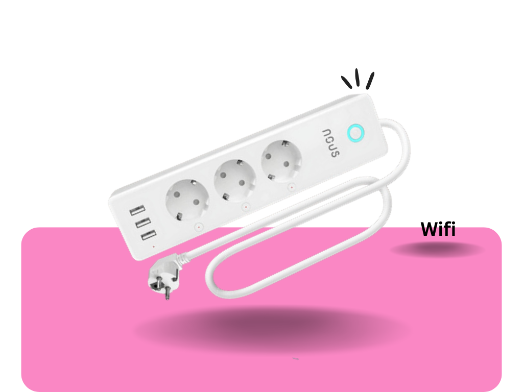 Nous A5 Smart Wi-Fi predĺžovačka + USB