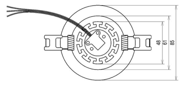MINALOX LED DOWNLIGHT RGBW 8W 24V 38°