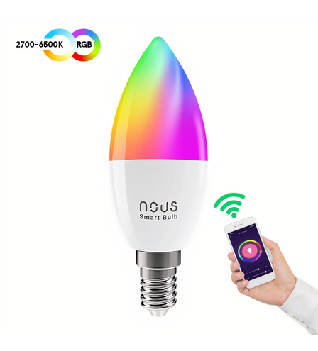 Nous P4 Smart RGBW žiarovka E14 pre TUYA