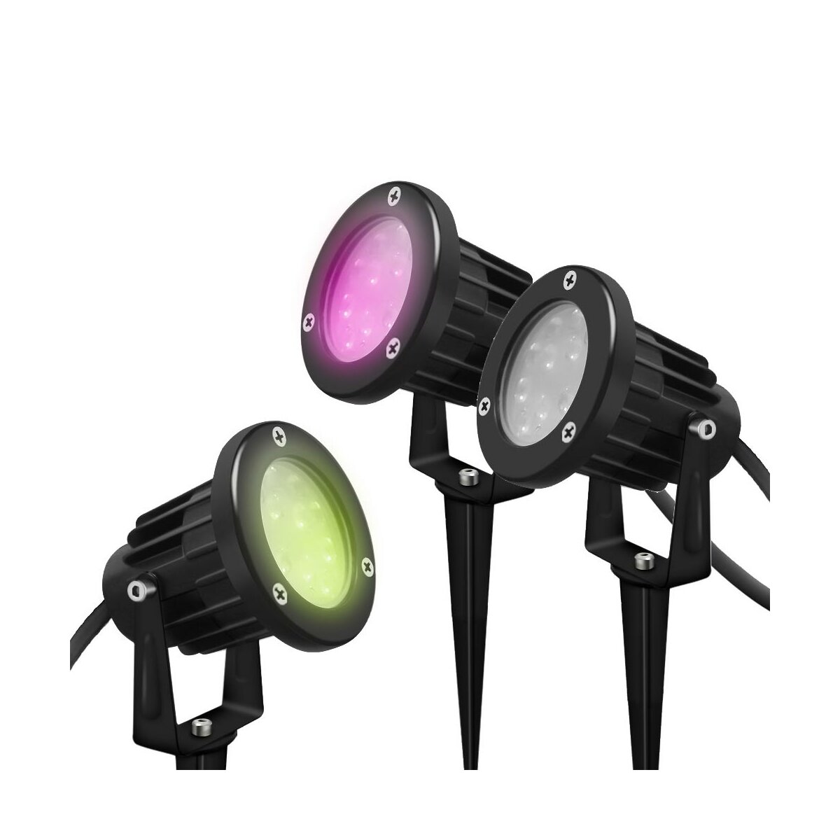 ZigBee PRO záhradné svetlo RGB+CCT Gledopto 24V DC