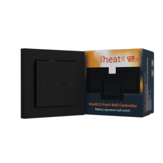 Heatit Z-Push Black batériový ovládač