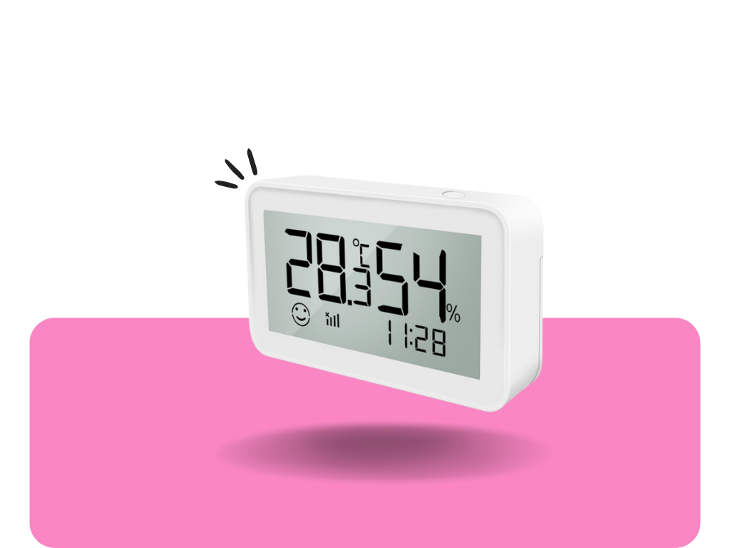 Nous Smart LCD Senzor Teploty a Vlhkosti pre TUYA