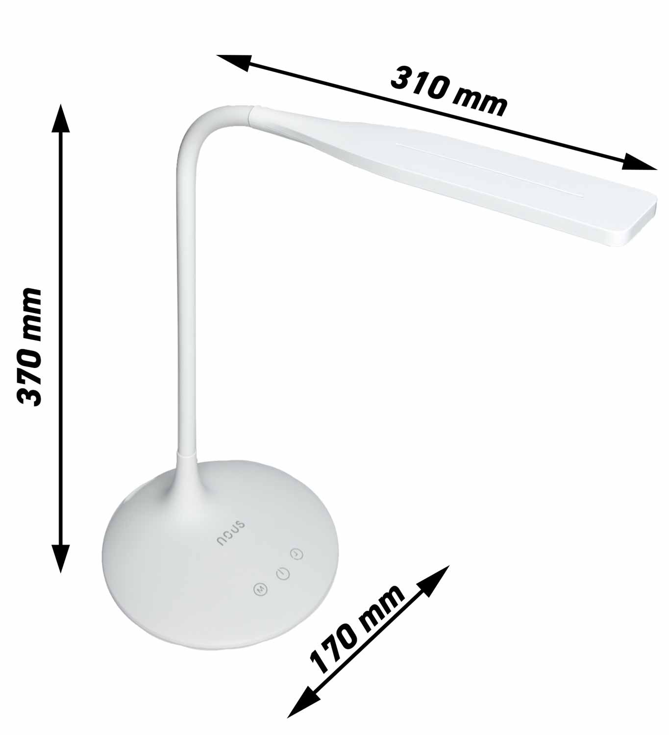 Smart Stolová Lampa WiFi Nous S1 biela