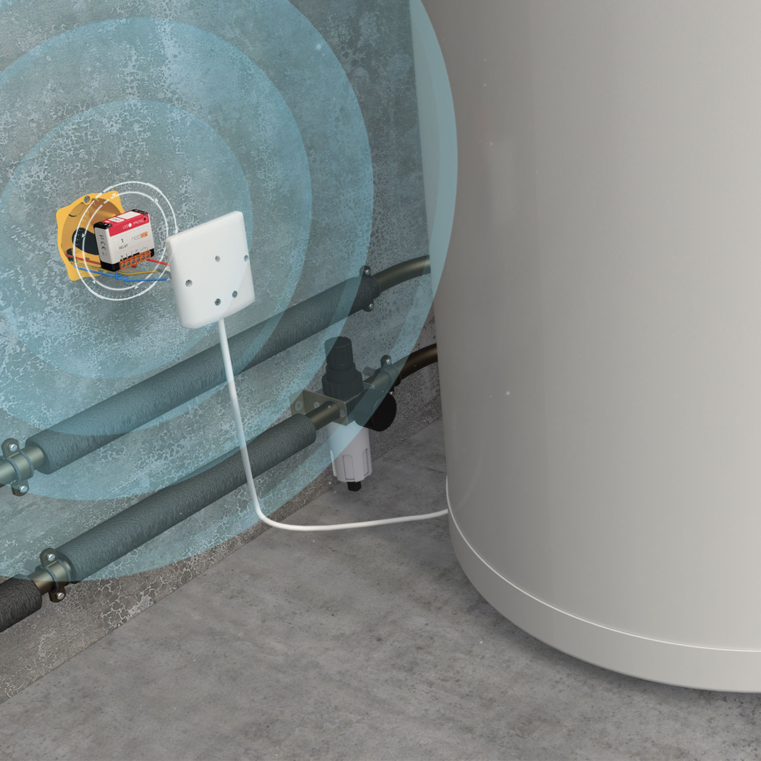 NodOn Zigbee 1-kanálové 16A bezpotenciálové relé SIN-4-1-20