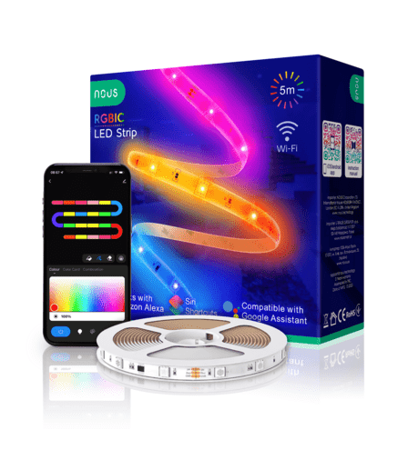 LED Pás RGB+IC 5m WiFi pre TUYA