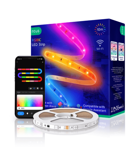 LED Pás RGB+IC 10m WiFi pre TUYA