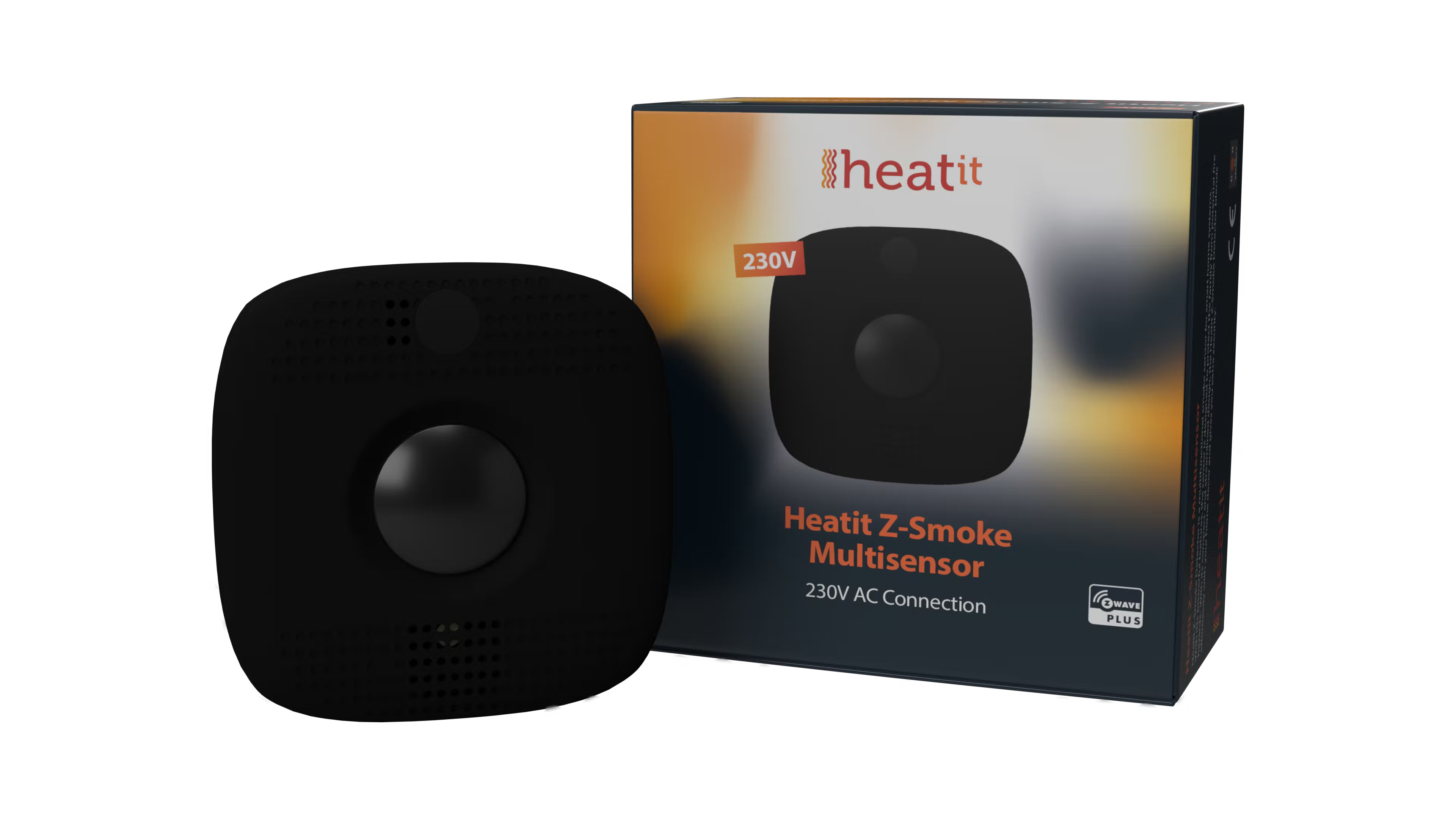 HeatIT Z-Smoke detektor dymu 230V - čierny