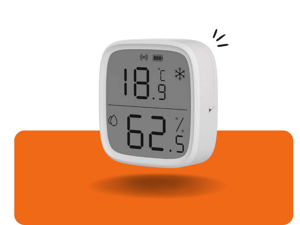 Sonoff Zigbee Displej a senzor teploty a vlhkosti SNZB-02D