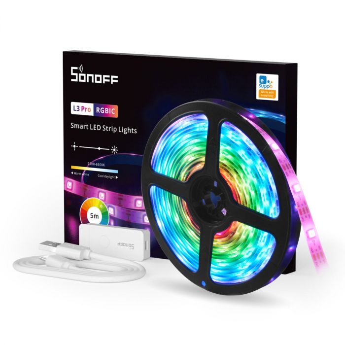 Sonoff RGB-IC PRO LED pás 5m