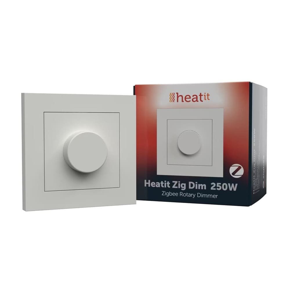 Heatit Zig-Dim - Otočný Zigbee stmievač