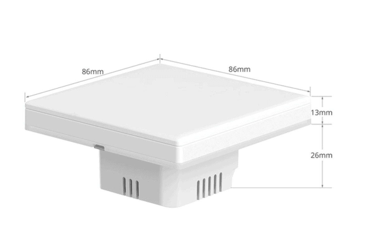 Sonoff TX Ultimate 3 kanálový WiFi dotykový vypínač s podsvietením