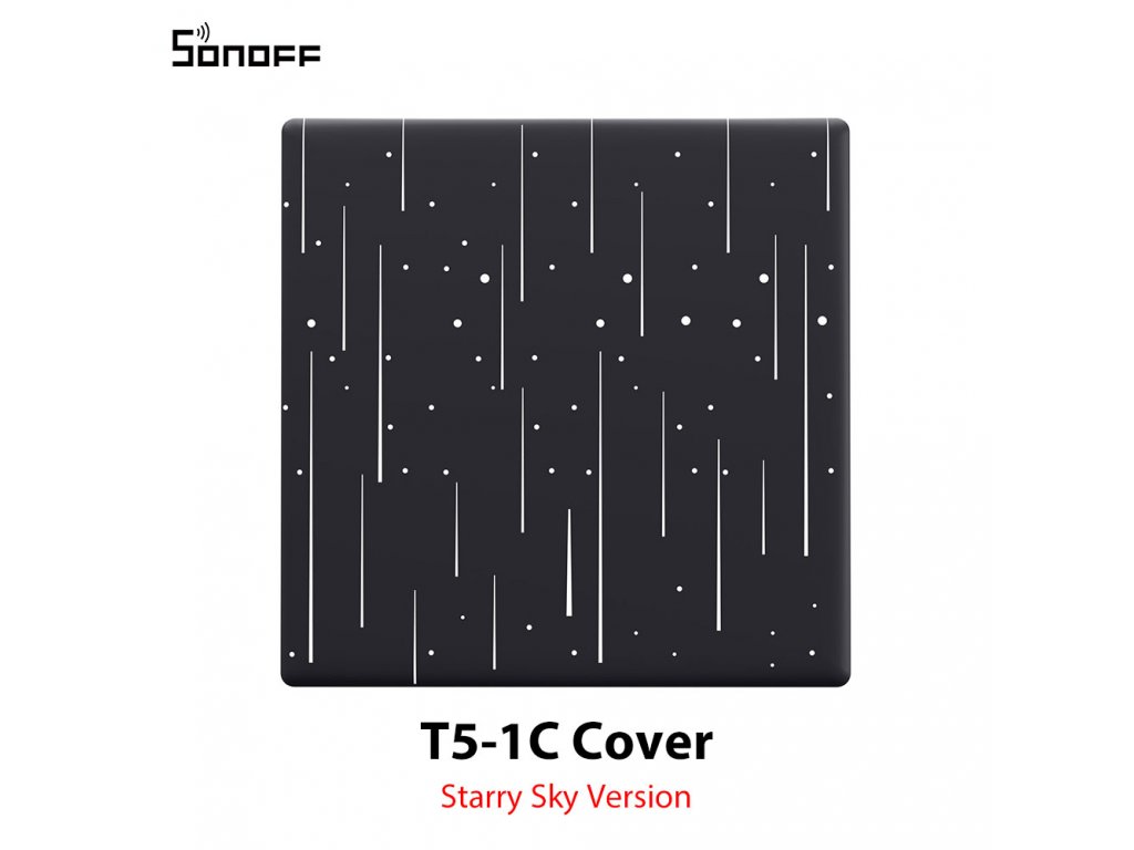 Kryt pre Sonoff TX Ultimate 1c - hviezdy