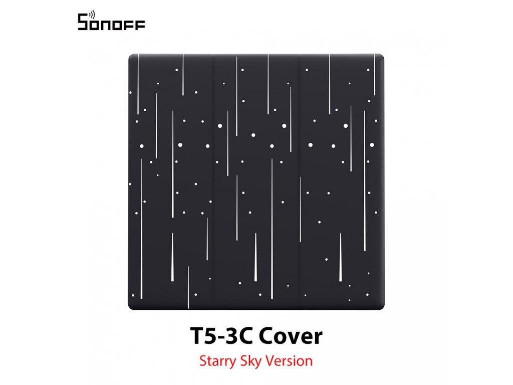 Kryt pre Sonoff TX Ultimate 3c - hviezdy