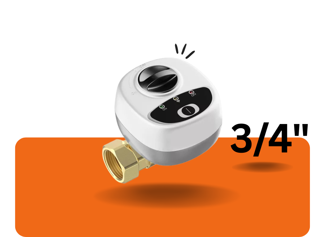 SmartWise WiFi Chytrý ventil pre vodovodné potrubie 3/4"