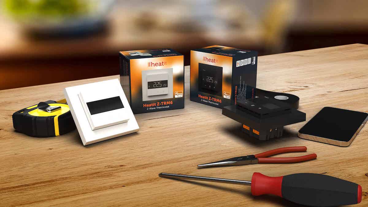 HEATIT Z-TRM6 Z-Wave800 Smart Termostat  RAL9003