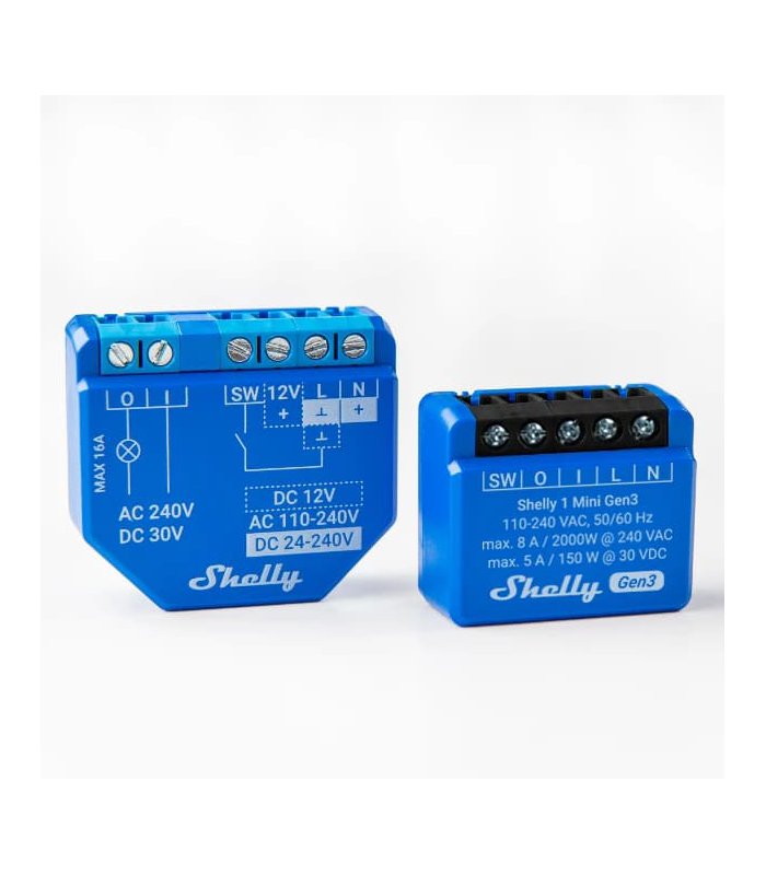 Shelly 1 Mini GEN3 - WiFi relé 8A