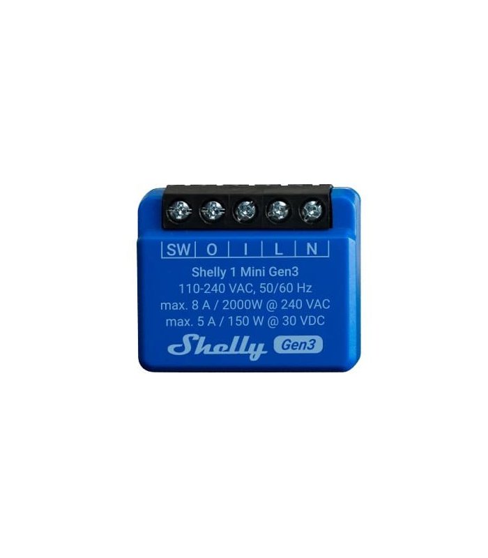 Shelly 1 Mini GEN3 - WiFi relé 8A
