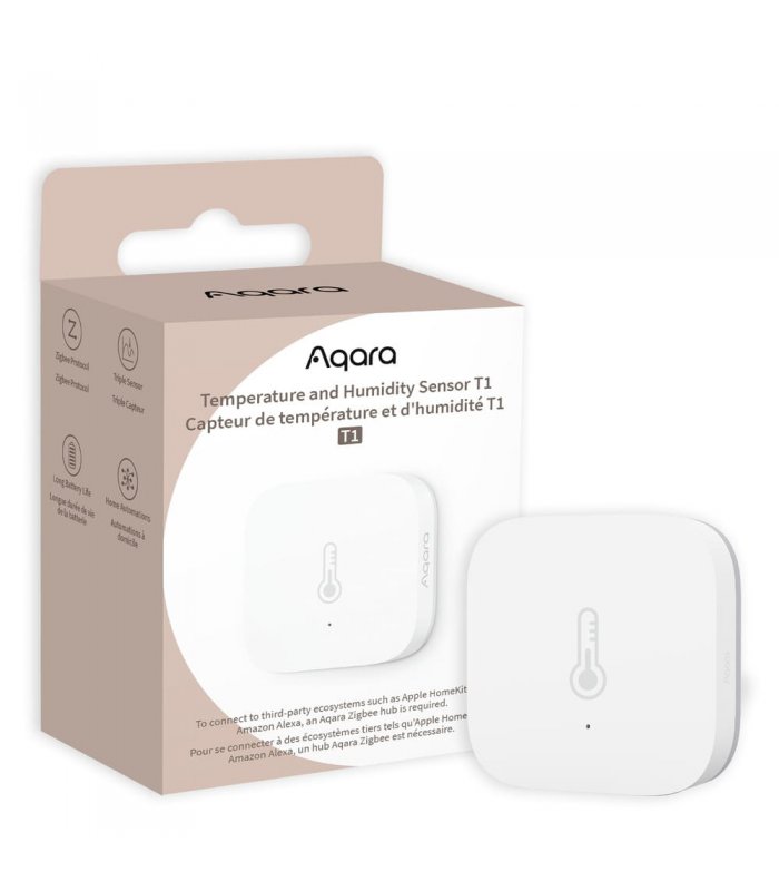Aqara teplotný a vlhkostný senzor T1 (Aqara Temperature Sensor T1 TH-S02D)