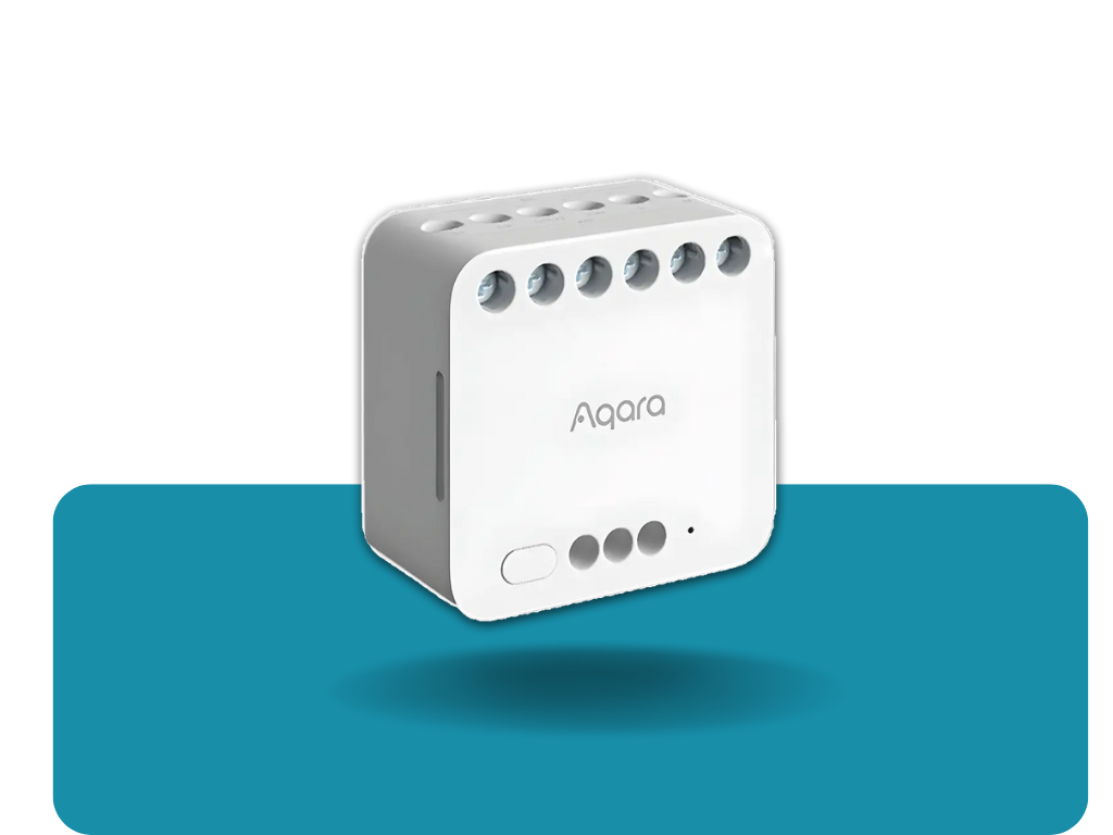 Aqara dvojité spínacie relé T2 (AQARA Dual Relay Module T2)