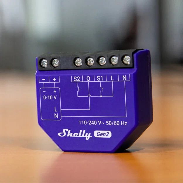 Shelly Dimmer 0/1-10V PM Gen3 - WiFi stmievač 0/1-10V