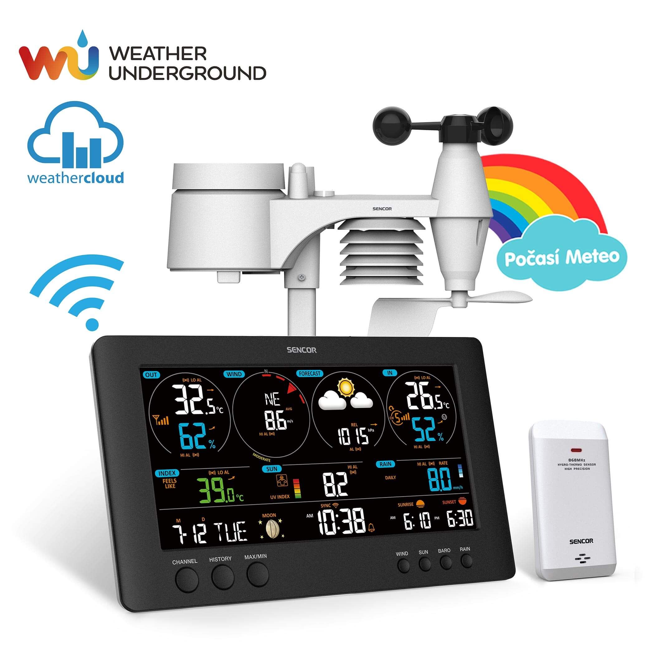 Meteo stanica Sencor SWS12500 WiFi