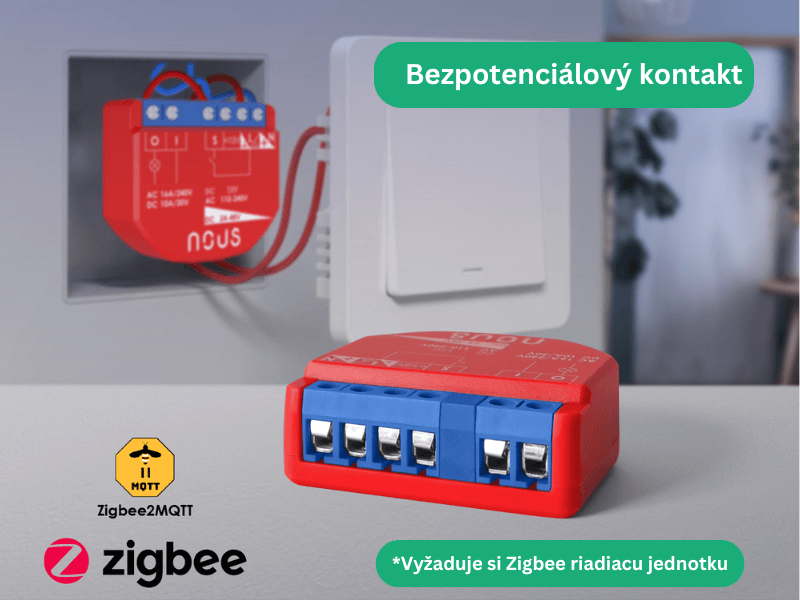 Nous B1Z Smart Zigbee relé(1 kanál, bez merania)