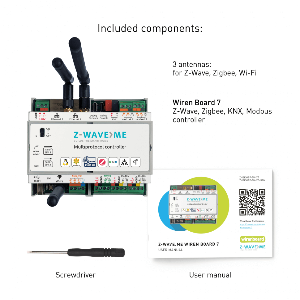 Z-Wave.me multi prokokolový ovládač Smart Home