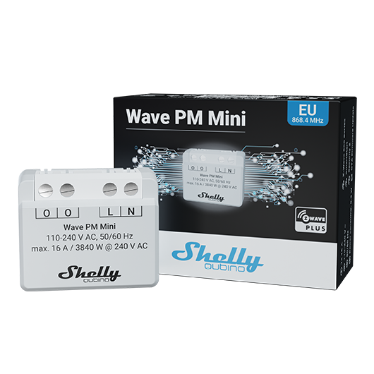 Shelly Wave PM Mini - merač spotreby