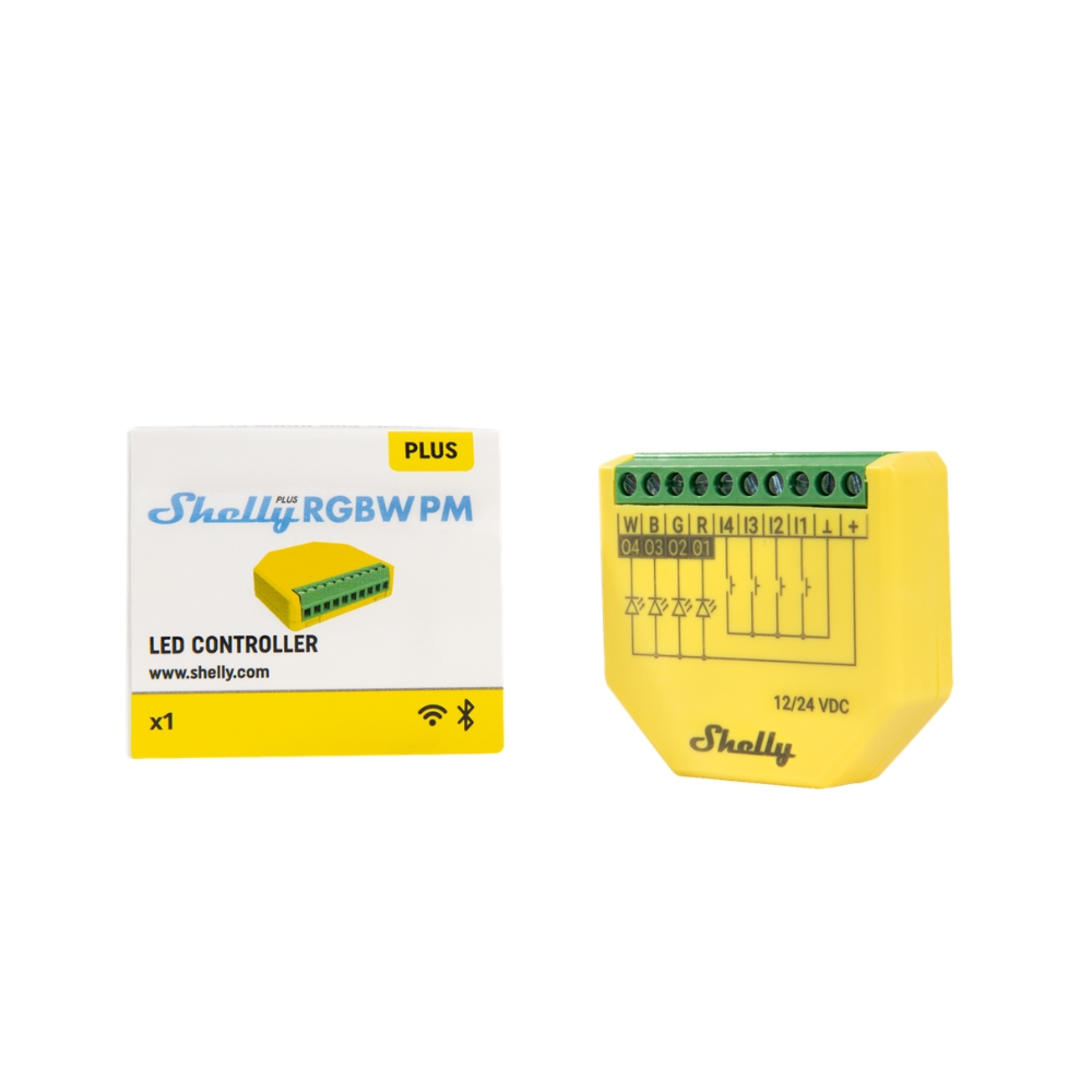 Shelly Plus RGBW PM - Wifi RGBW modul