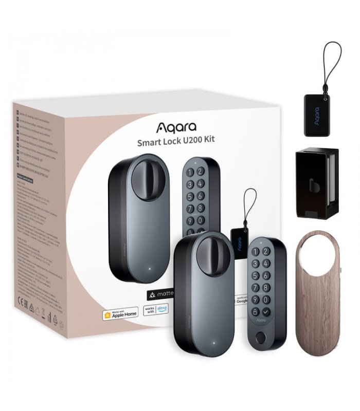 Aqara Smart zámok U200 čierny - Smart lock U200 KIT