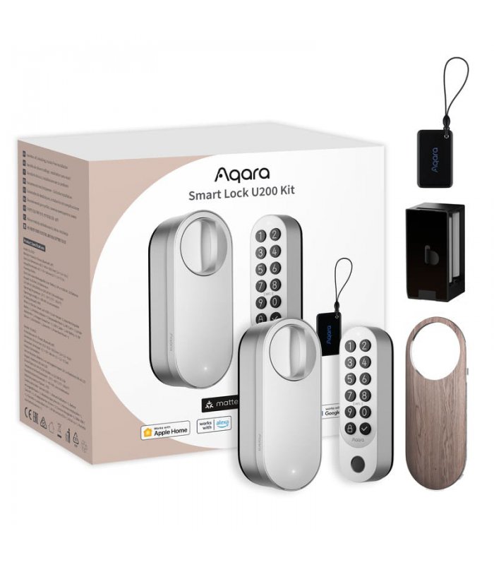 Aqara Smart zámok U200 strieborný - Smart lock U200 KIT