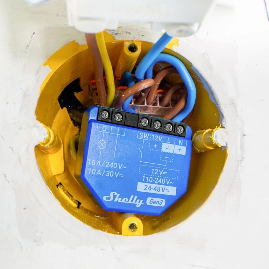 Shelly 1 GEN3 - WiFi relé 16A