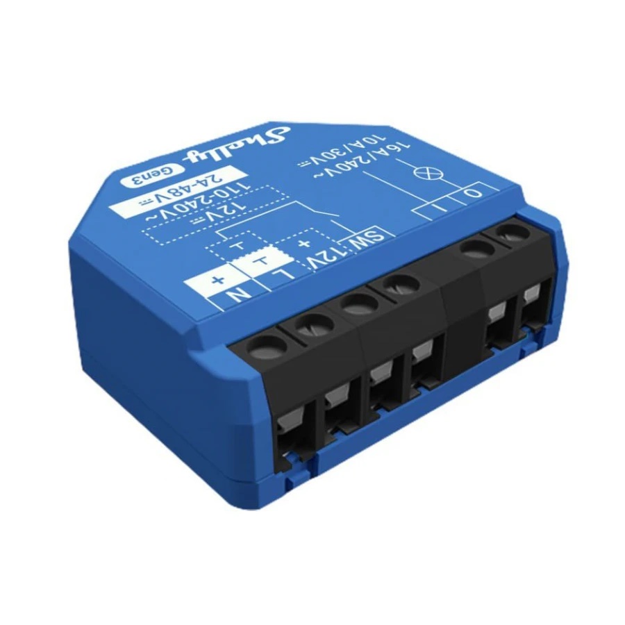 Shelly 1 GEN3 - WiFi relé 16A