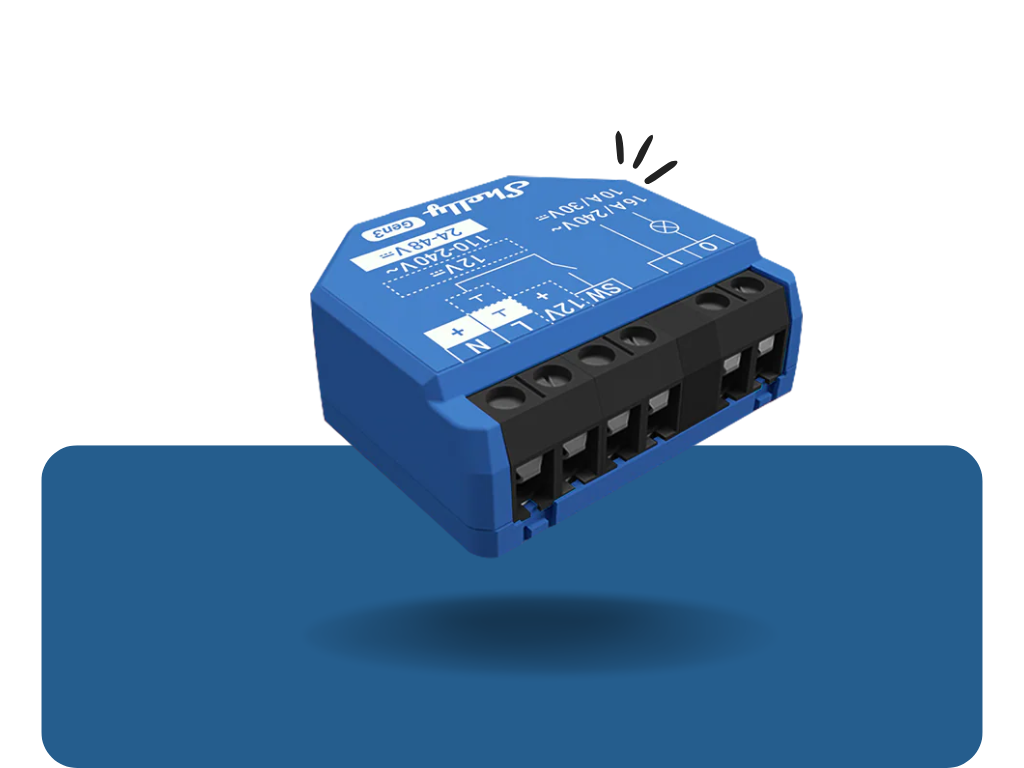 Shelly 1 GEN3 - WiFi relé 16A