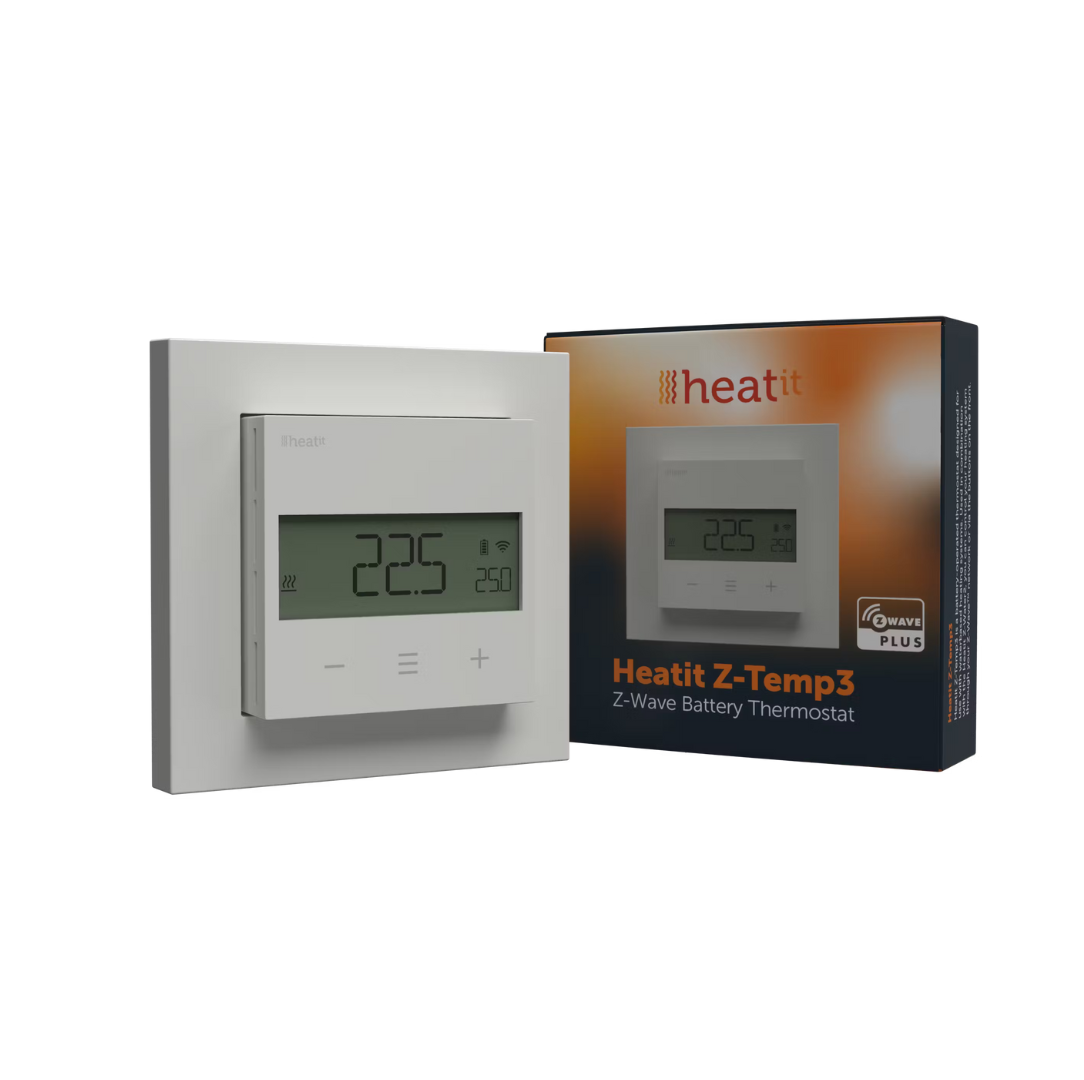 HeatIT Z-Temp3 bezdrôtový Z-Wave termostat biely