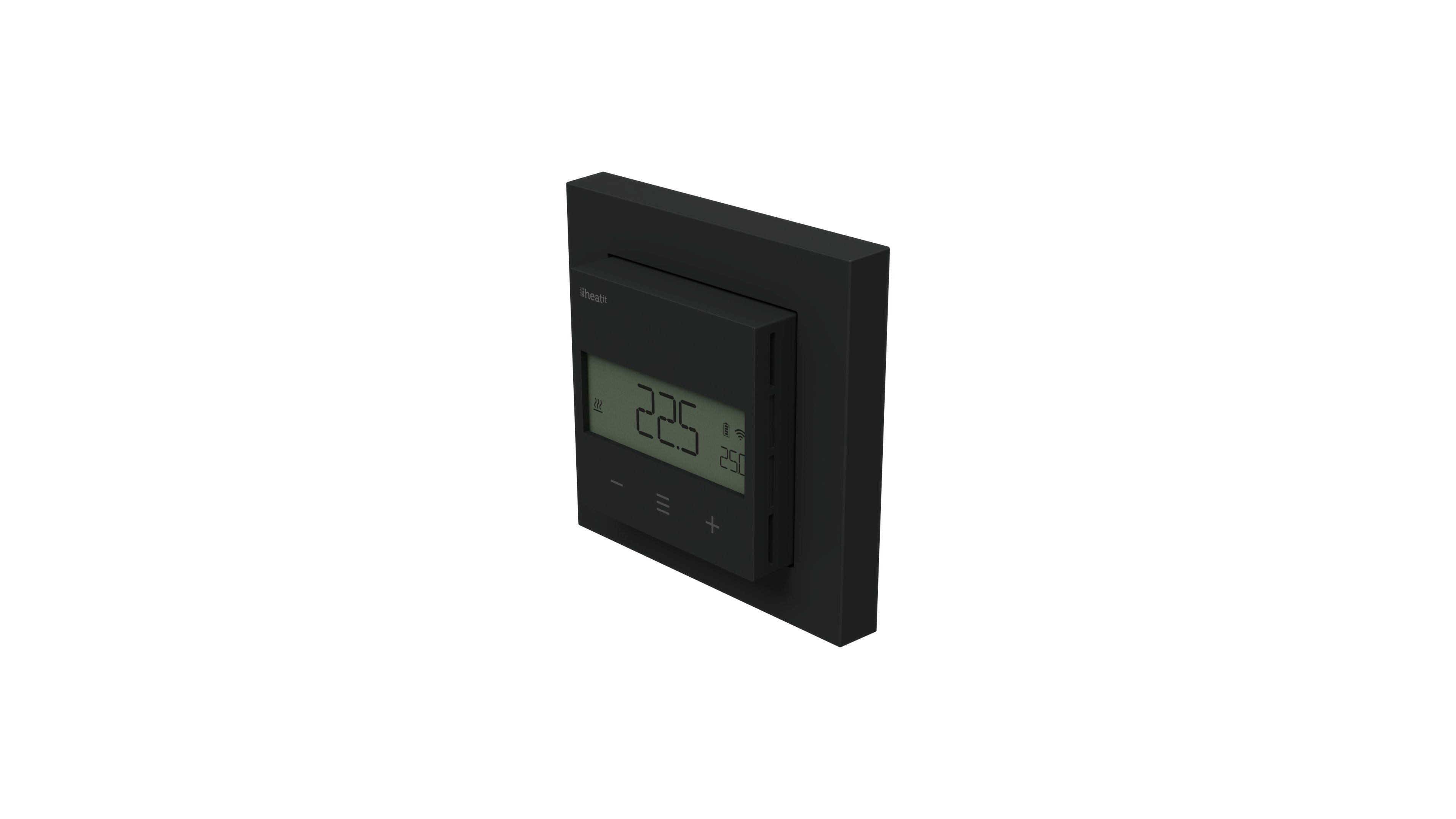 HeatIT Z-Temp3 bezdrôtový Z-Wave termostat čierny