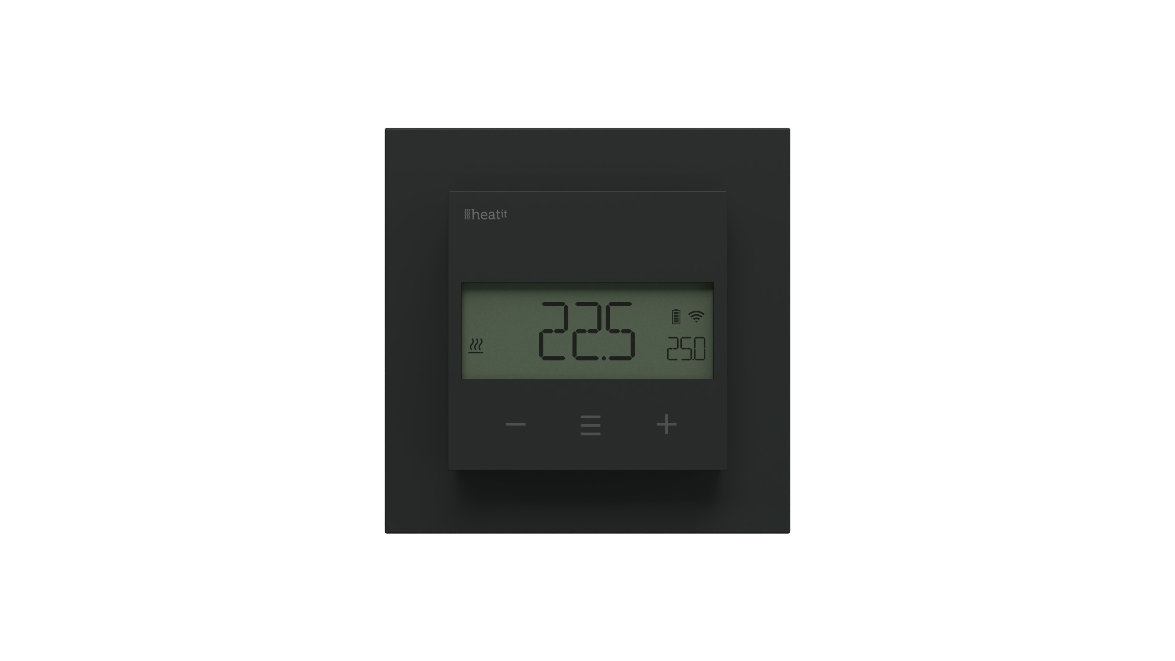 HeatIT Z-Temp3 bezdrôtový Z-Wave termostat čierny