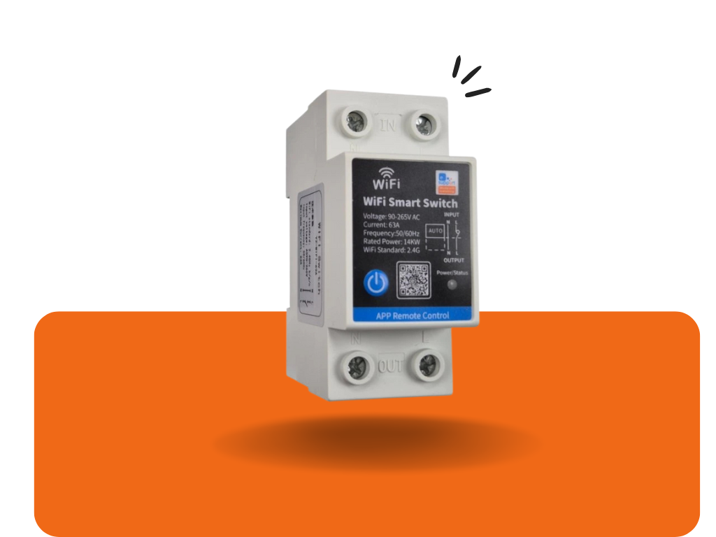 63A Smart WiFi relé na DIN lištu eWelink