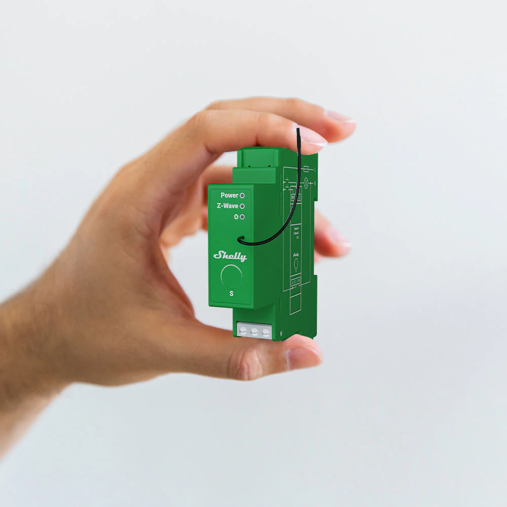 Shelly Wave PRO Dimmer 1PM – Inteligentný Z-Wave stmievač s meraním spotreby 1PM