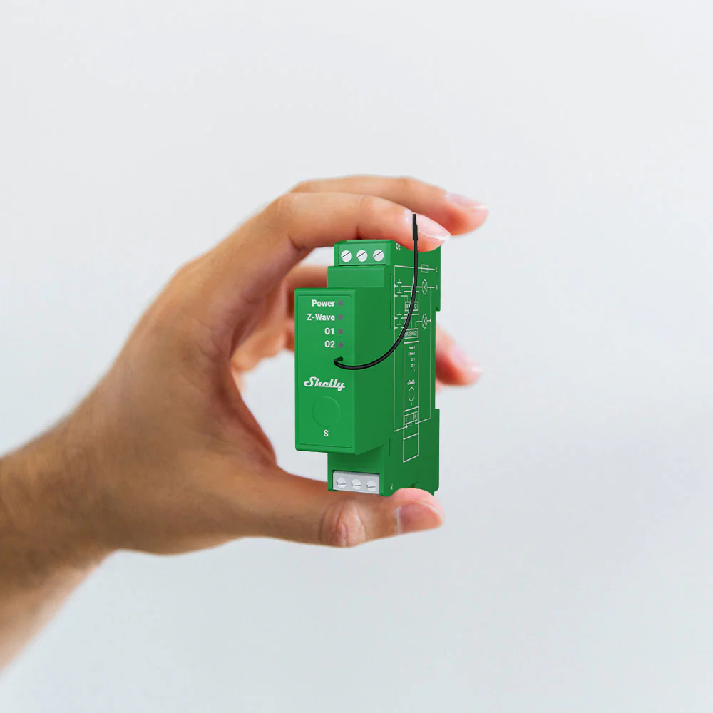 Shelly Wave PRO Dimmer 2PM - Inteligentný Z-Wave stmievač s meraním spotreby