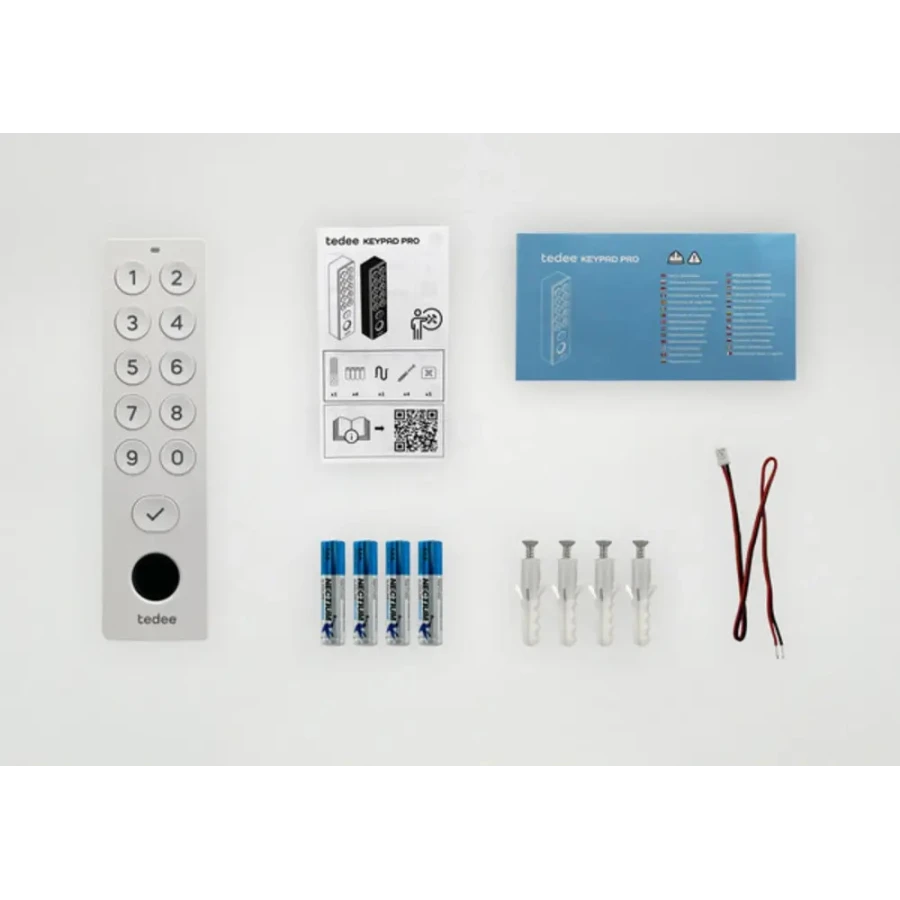 Tedee Keypad PRO (Klávesnica s biometriou, NFC a RFID)