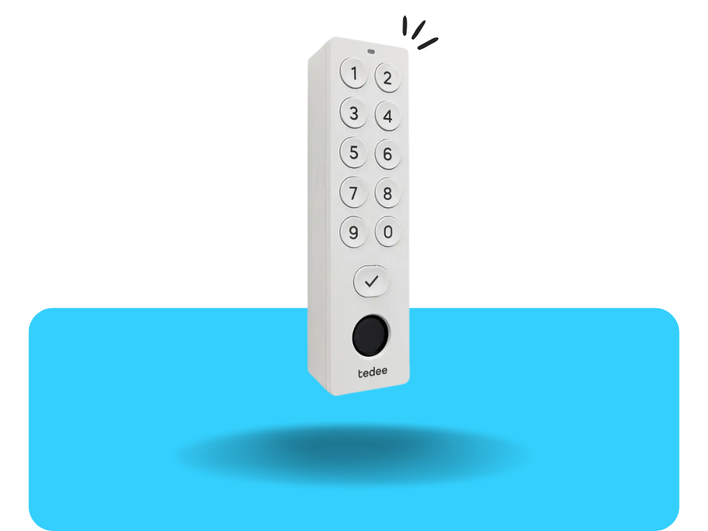Tedee Keypad PRO (Klávesnica s biometriou, NFC a RFID)
