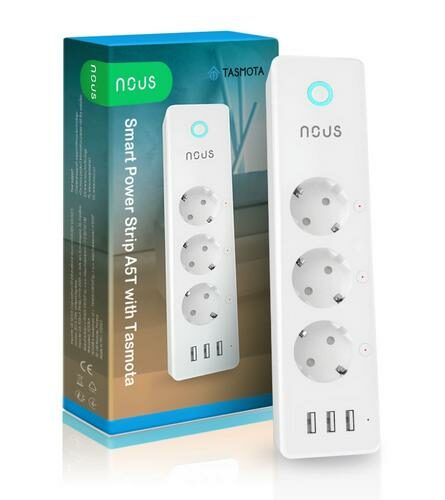 Smart predlžovačka A5T Tasmota