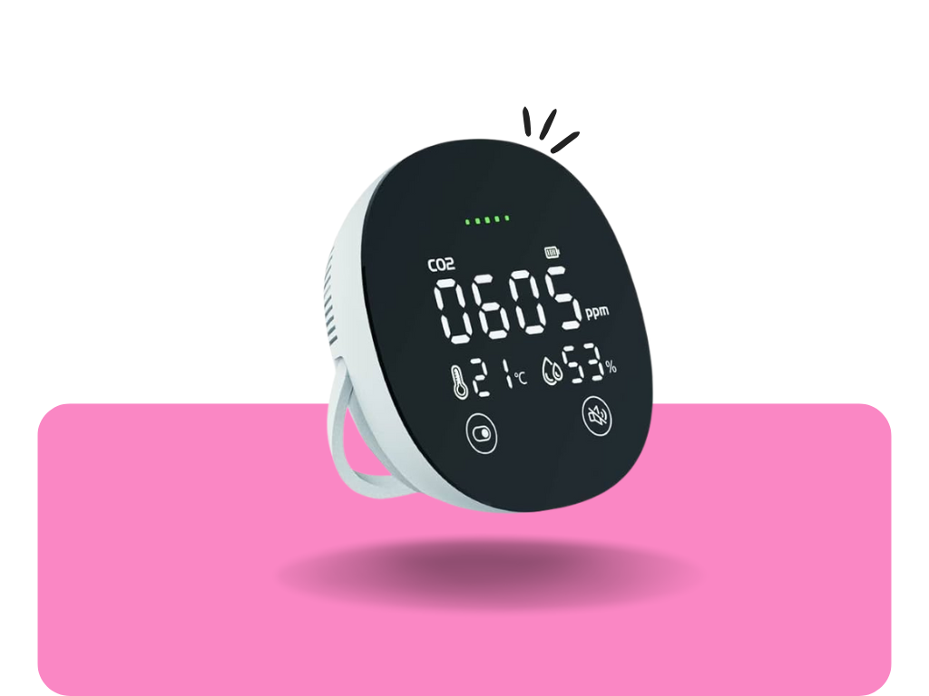 NOUS E10 Zigbee (detektor CO2, teploty a vlhkosti)