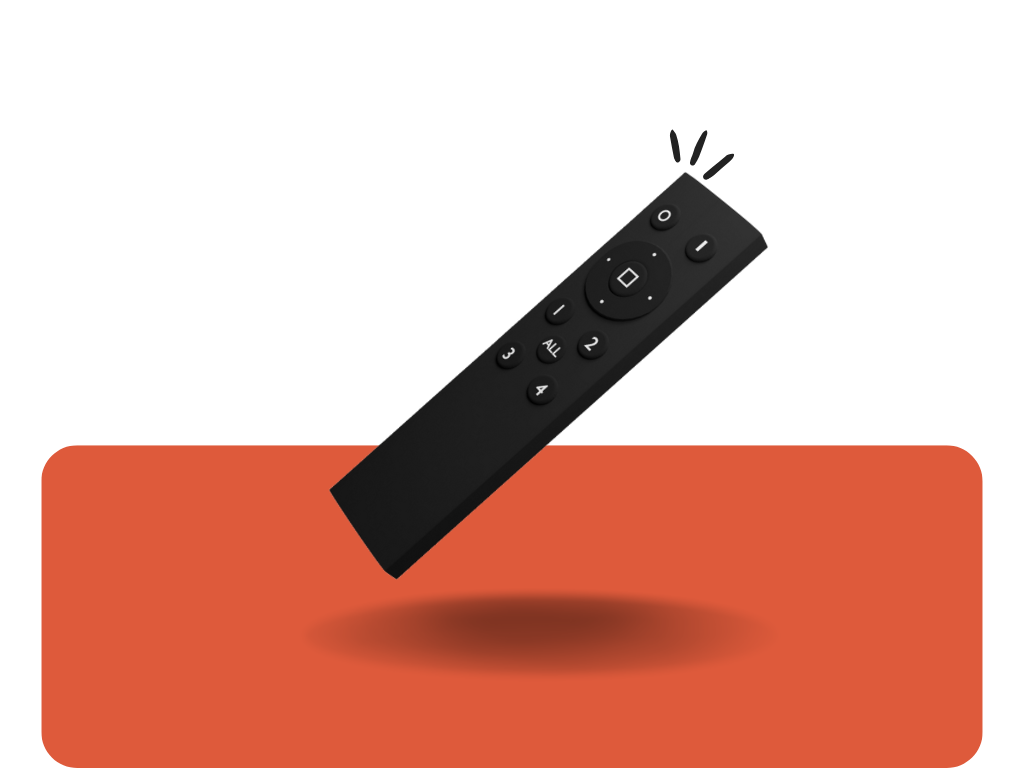 Diaľkový ovládač Gledopto GL-RC-007 4-ZONE ZigBee