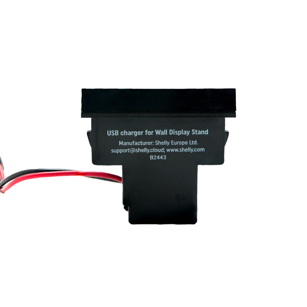 Shelly USB charger for Wall Display Stand-Čierny