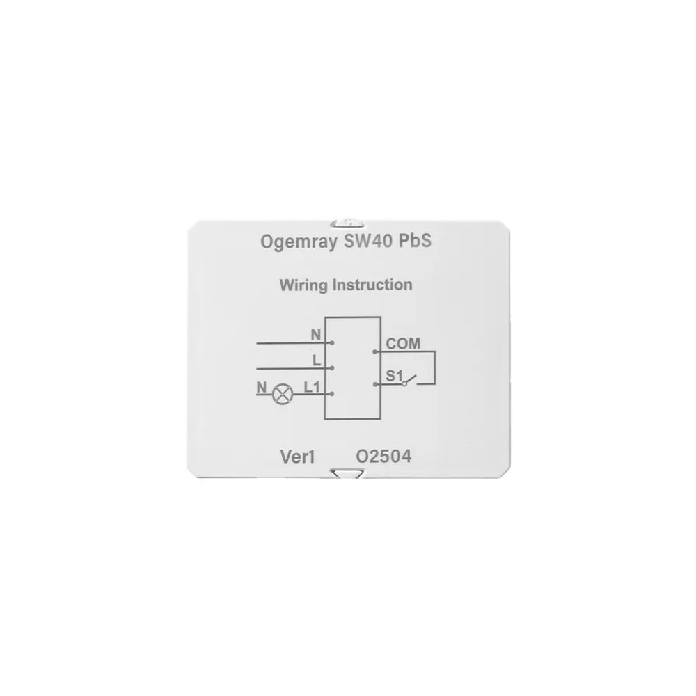 Ogemray Smart relay 25A powered by Shelly