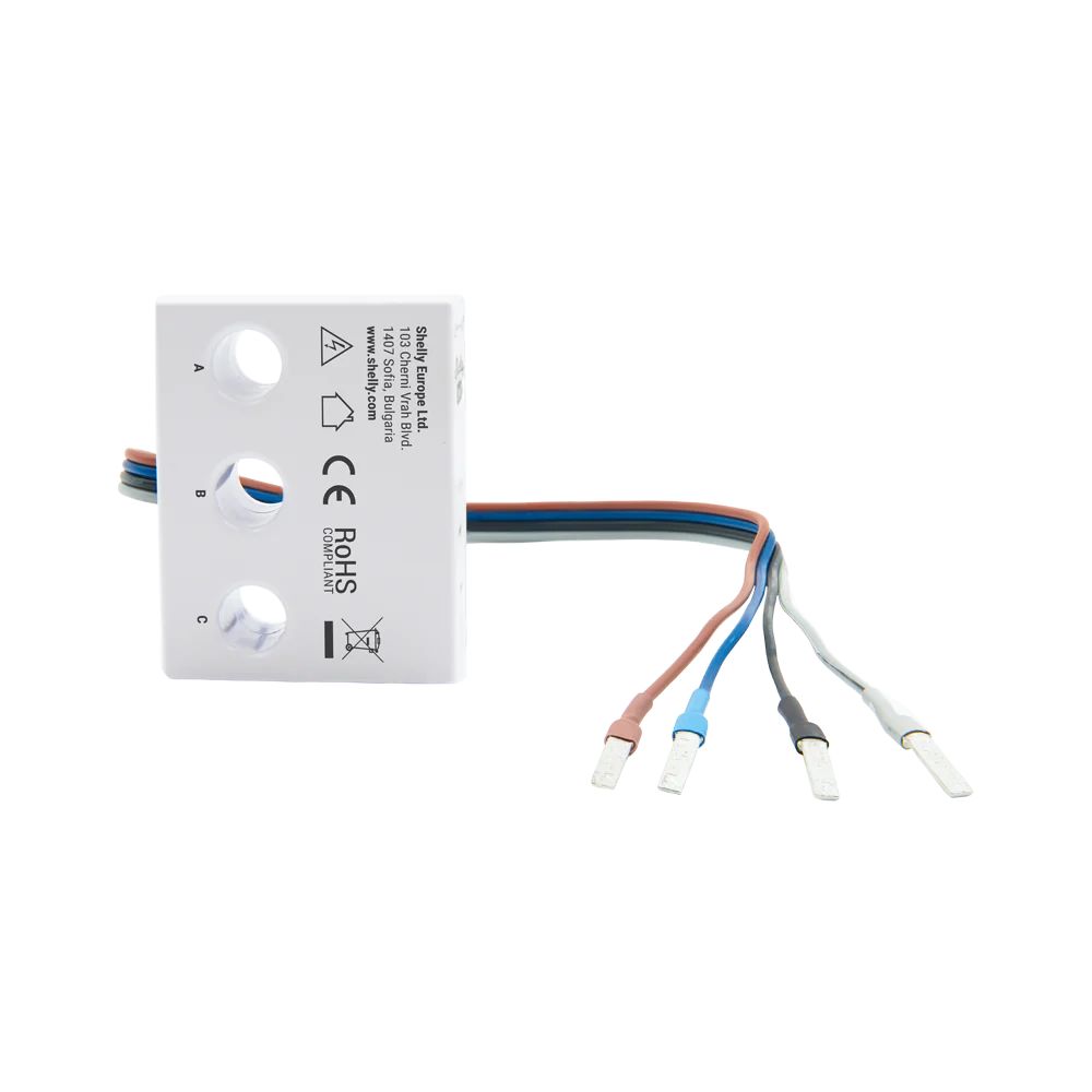 Shelly 3EM-63W Gen3 (Trojfázový elektromer s káblovým pripojením)