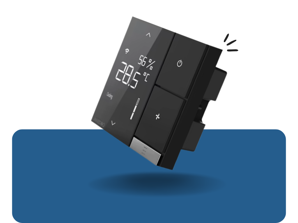 LinkedGo Smart HVAC termostat powered by Shelly